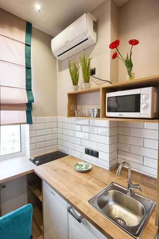 Апартаменты Allurapart Plaza Киев Апартаменты с душем-4